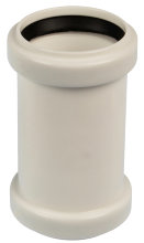 Glidemuffe hvit PP 50 mm 